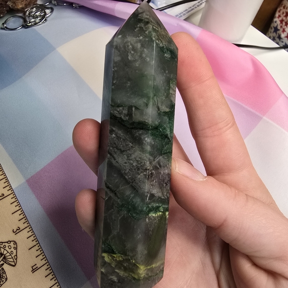 African Jade Tower Crystal Point F - Picture 6 of 6